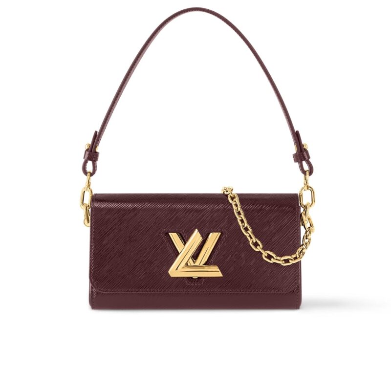 LOUIS VUITTON TWIST WEST BAG EPI BORDEAUX 23CM M24603