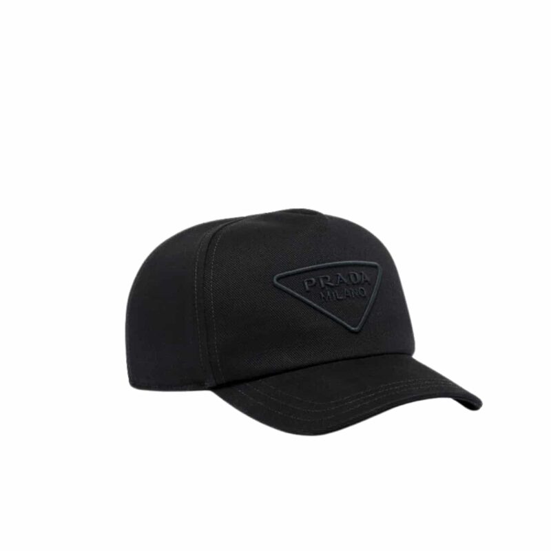PRADA DRILL BASEBALL CAP BLACK 1HC179 2FMB F0002
