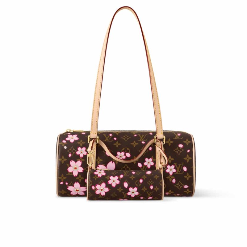 LOUIS VUITTON X MURAKAMI PAPILLON SAKURA BROWN 27CM M13097