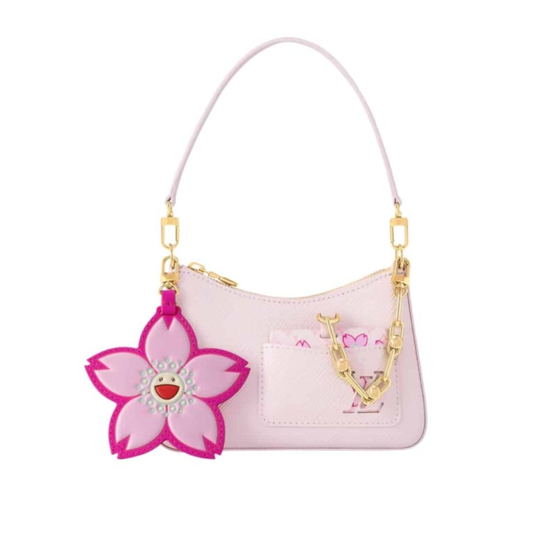 LOUIS VUITTON X TAKASHI MURAKAMI MARELLINI CHEEKY PINK 19CM M13101