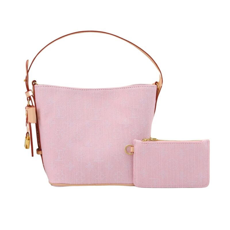 LOUIS VUITTON ALL IN BB MONOGRAM DENIM PINK 18CM