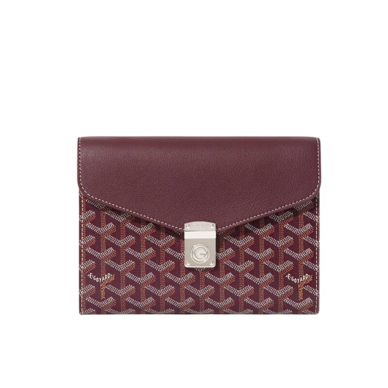 GOYARD CHYPRE WALLET POUCH BURGUNDY 21CM CHYPRPPMLTY33CL33P