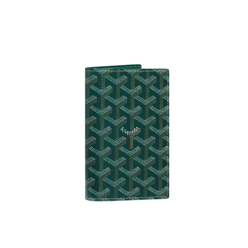 GOYARD GRENELLE PASSPORT COVER GREEN 14CM GRENELPMLTY09CL09X