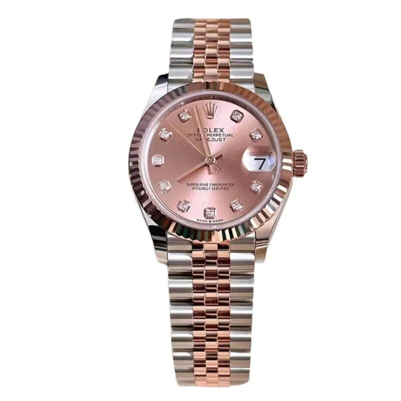 ROLEX DATEJUST STAINLESS STEEL AND EVEROSE GOLD 36MM