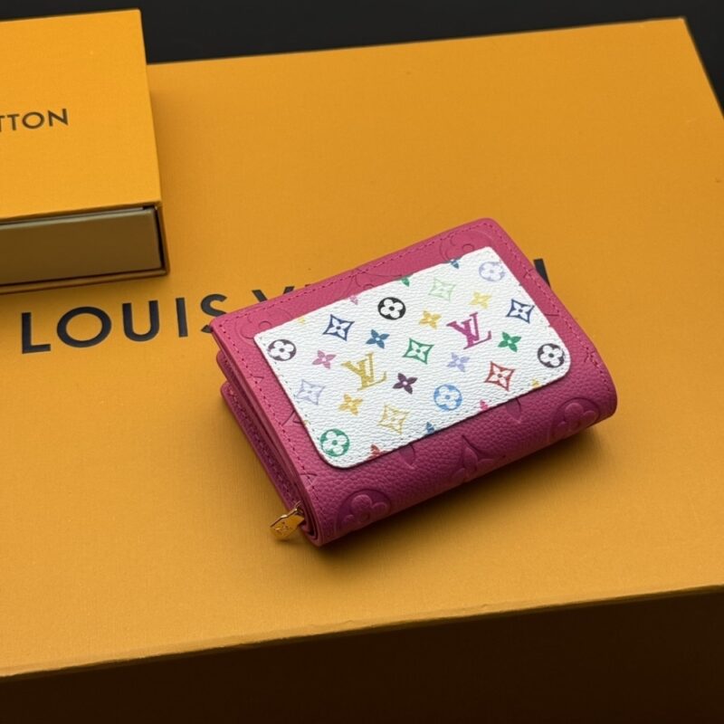 Alternative view of LOUIS VUITTON X MURAKAMI PORTEFEUILLE CLAIRE KAWAII PINK 11CM