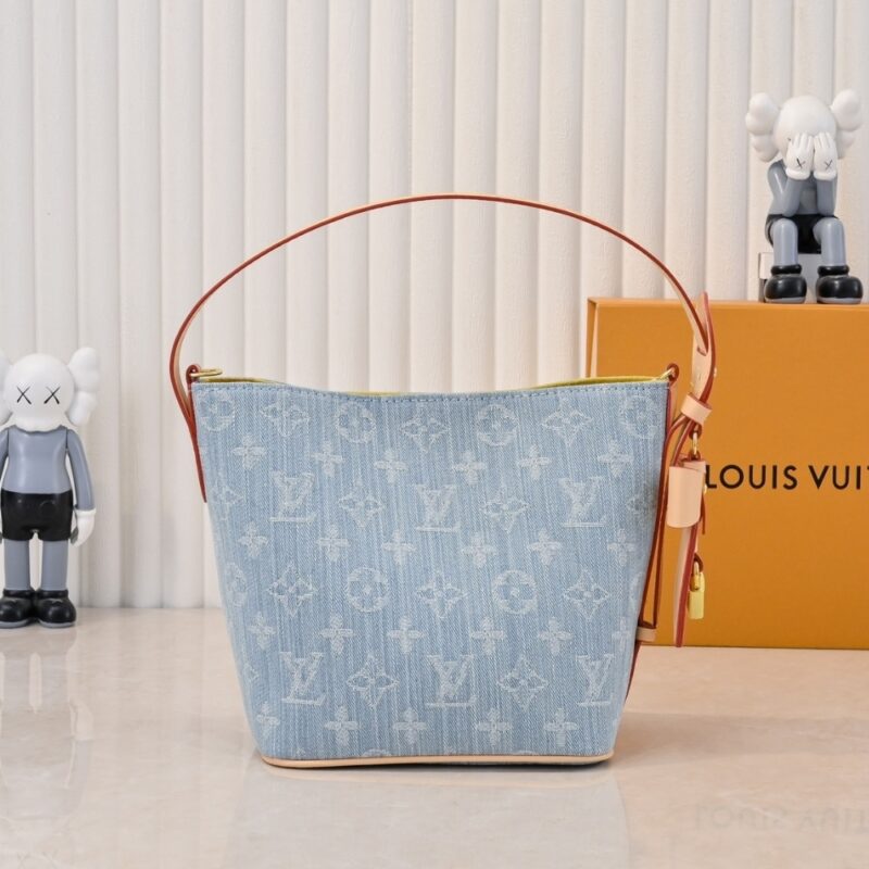 Alternative view of LOUIS VUITTON ALL IN BB MONOGRAM DENIM BLUE 18CM