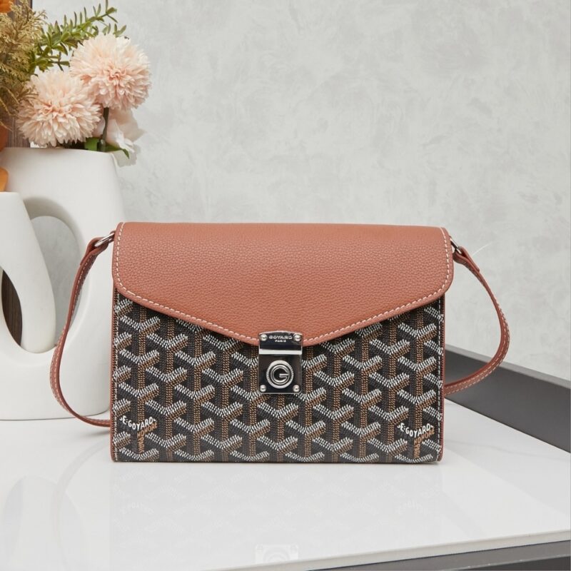 Alternative view of GOYARD CHYPRE WALLET POUCH BLACK AND TAN 21CM CHYPRPPMLTY01CL03P