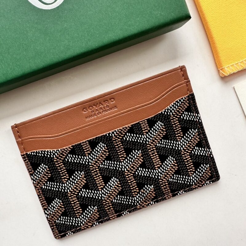 Alternative view of GOYARD SAINT SULPICE CARD WALLET BLACK AND TAN 11CM STSULPPMLTY01CL03X