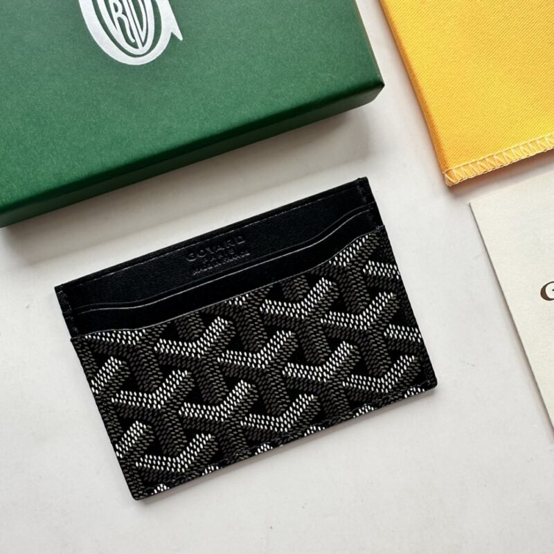 Alternative view of GOYARD SAINT SULPICE CARD WALLET BLACK 11CM STSULPPMLTY01CL01X