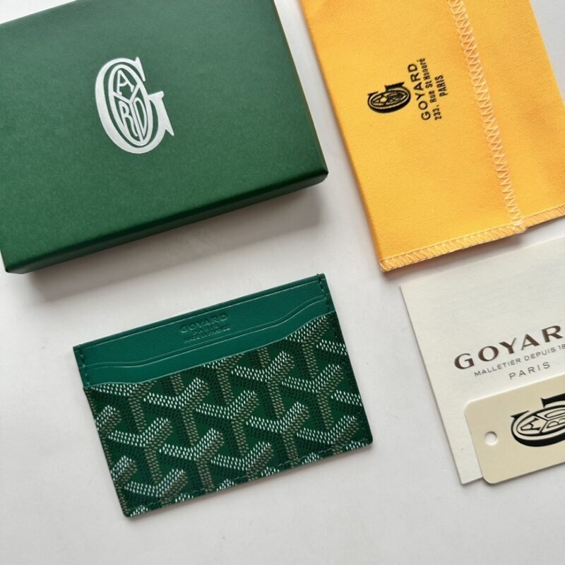 Alternative view of GOYARD SAINT SULPICE CARD WALLET GREEN 11CM STSULPPMLTY09CL09X
