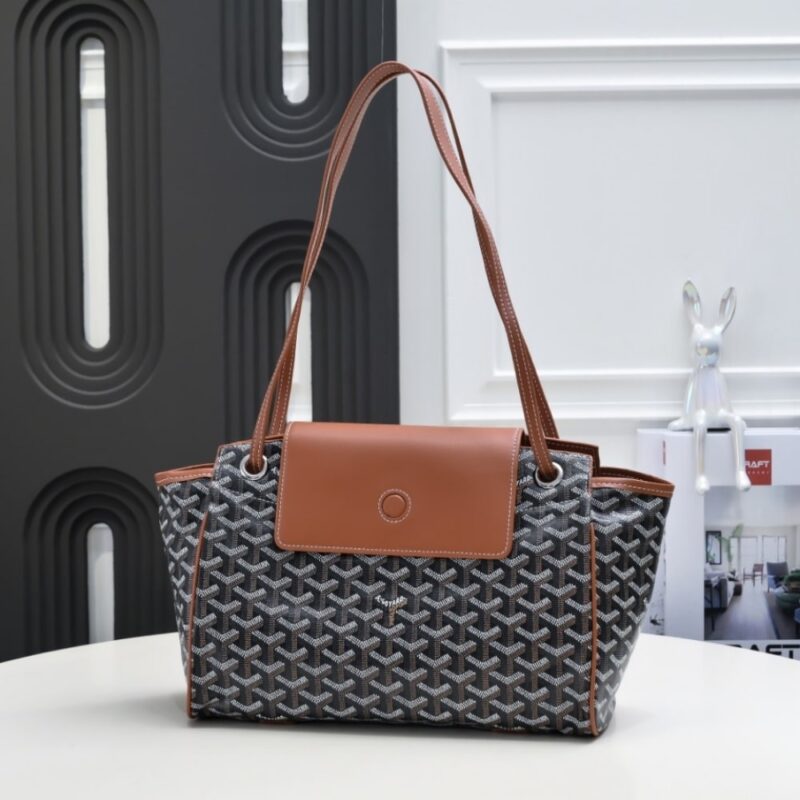 Alternative view of GOYARD ROUETTE SOUPLE BAG BLACK AND TAN 31CM ROUETTPMLTY01CL03P