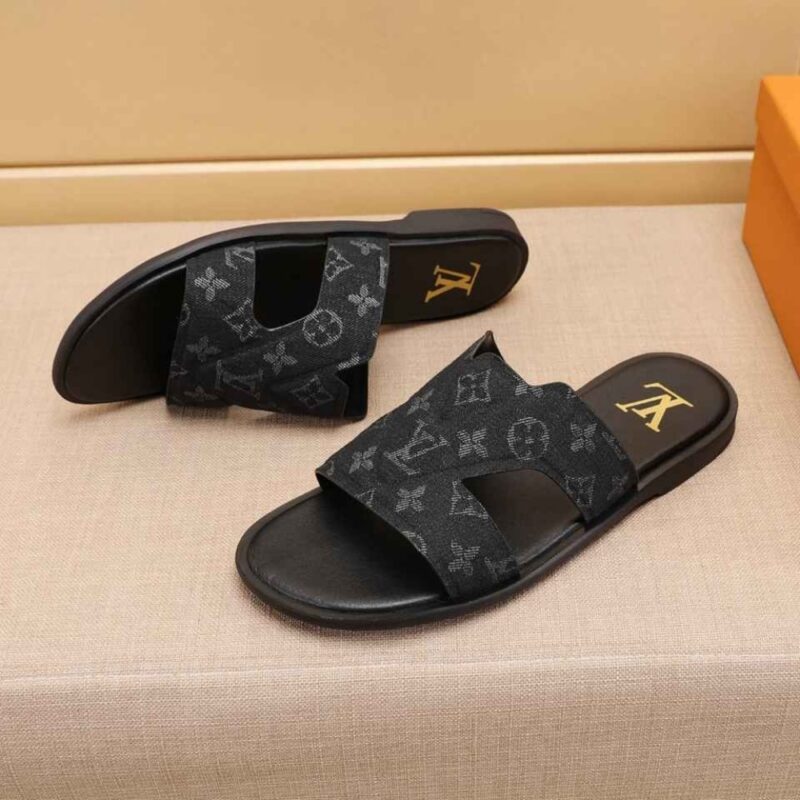 Alternative view of LOUIS VUITTON OASIS MULE MONOGRAM DENIM BLACK 1AC69B