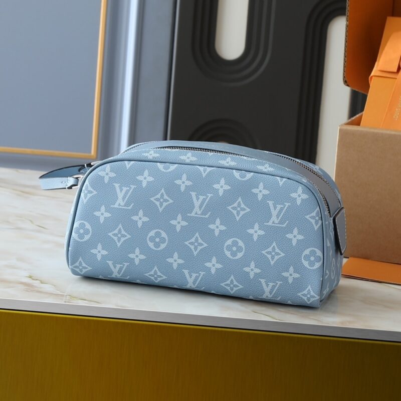 Alternative view of LOUIS VUITTON DOPP KIT MONOGRAM SKY BLUE 28CM