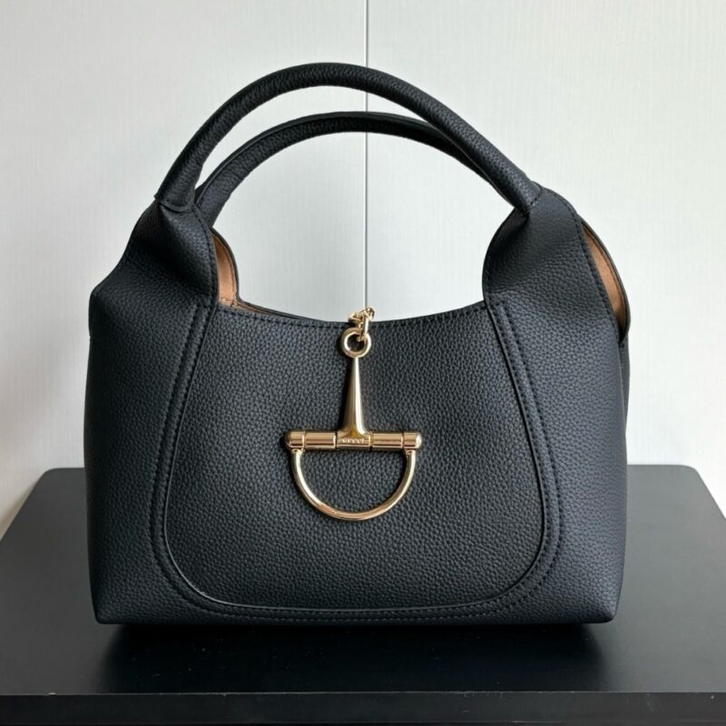 Alternative view of GUCCI SOFTBIT MEDIUM TOP HANDLE BAG BLACK 27CM 837467 AAEAO 1000