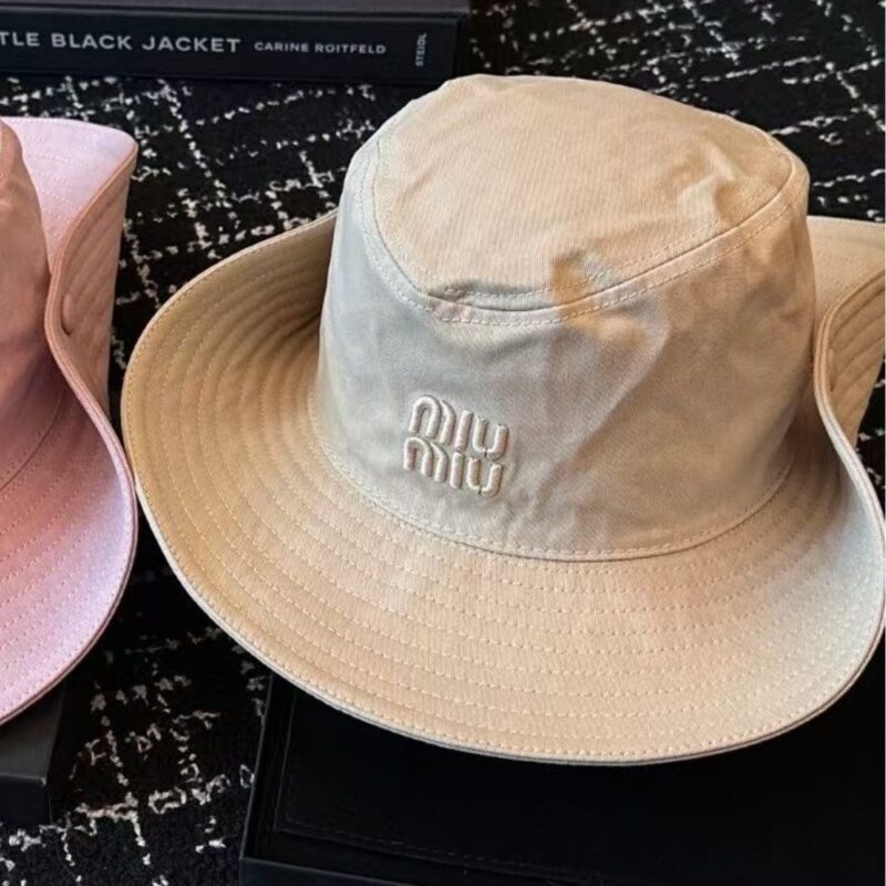 Alternative view of MIUMIU GABARDINE COWBOY HAT BEIGE 5HC221 2CSD F0006