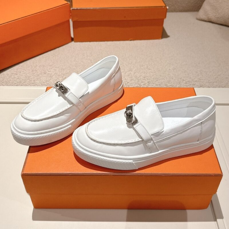 Alternative view of HERMES GAME SLIP ON SNEAKER BLANC H231727ZH90395