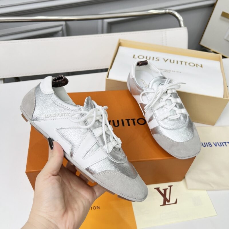 Alternative view of LOUIS VUITTON LV SNEAKERINA SILVER 1AHOJD