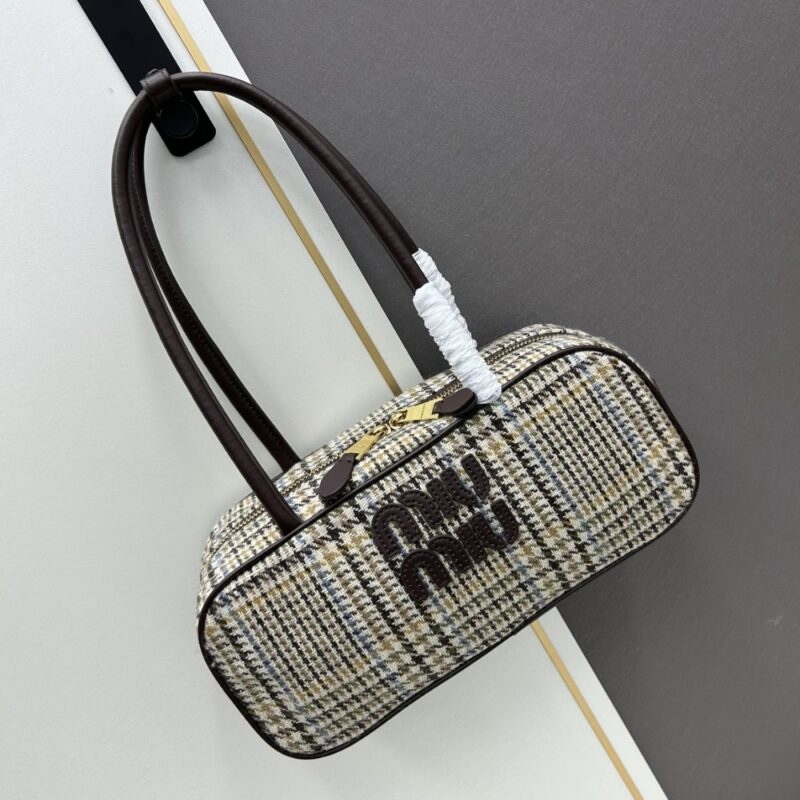 Alternative view of MIU MIU BEAU TOP HANDLE TRATAN BAG BEIGE 28CM