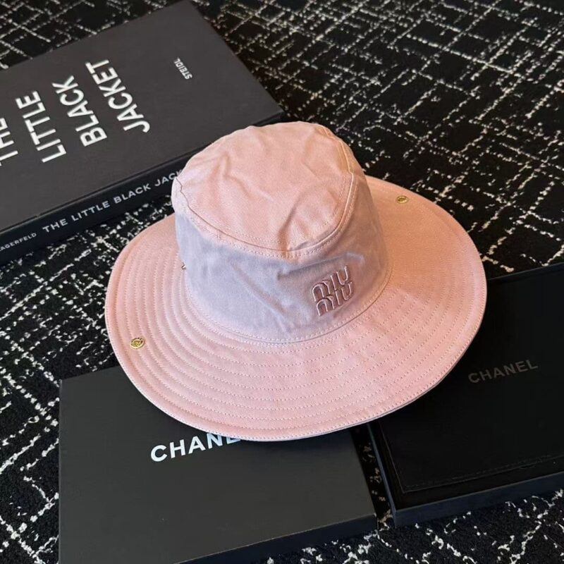 Alternative view of MIUMIU GABARDINE COWBOY HAT RASPBERRY 5HC221 2CSD F0590
