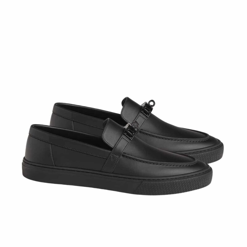 HERMES GAME SLIP ON SNEAKER NOIR H241850ZH03395