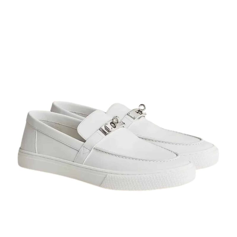 HERMES GAME SLIP ON SNEAKER BLANC H231727ZH90395