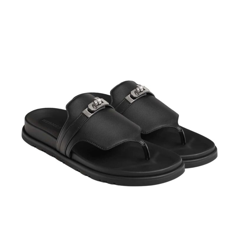 HERMES EMPIRE SANDAL NOIR H252300Z 02340