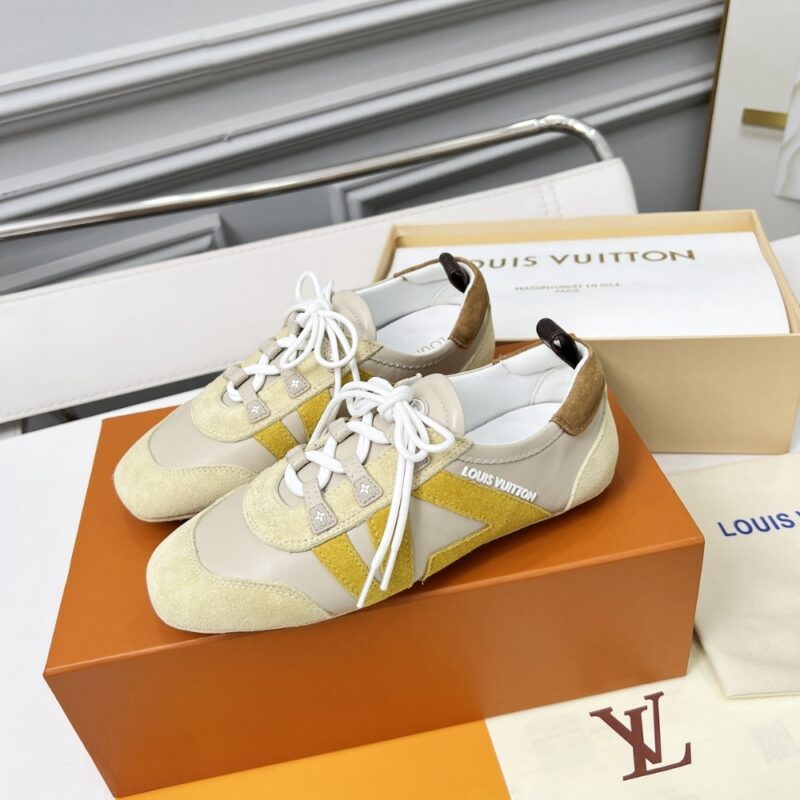 Alternative view of LOUIS VUITTON  LV SNEAKERINA LIGHT BEIGE 1AHNEU