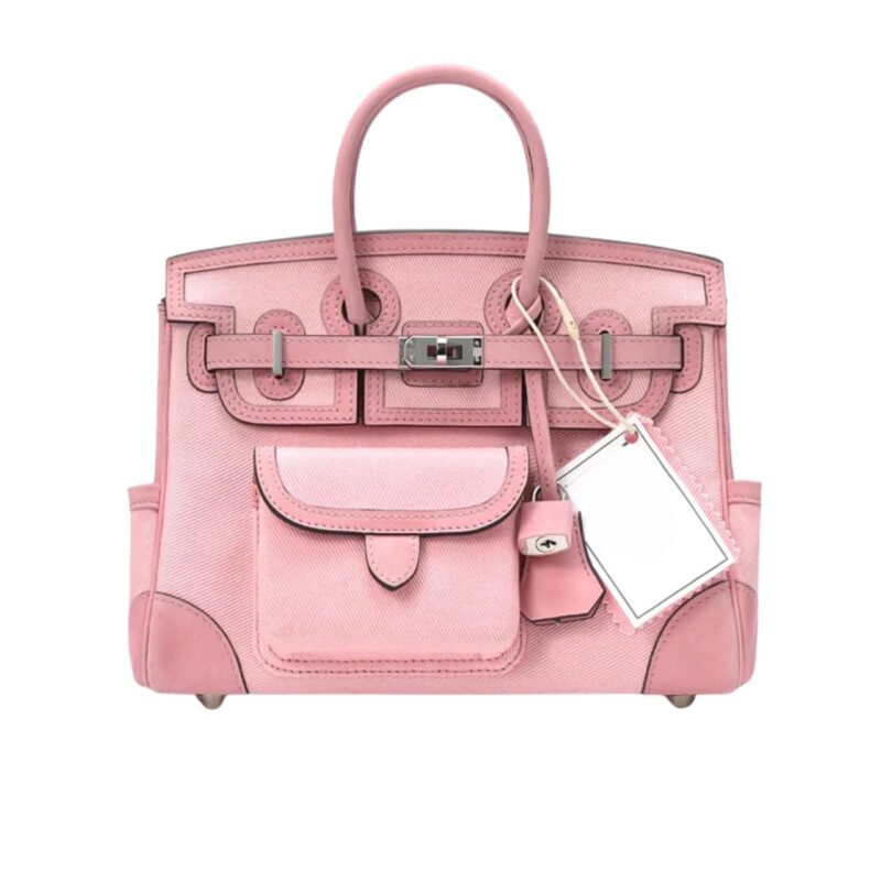 HERMÈS BIRKIN 25 CARGO TRAVEL BAG PINK 25CM