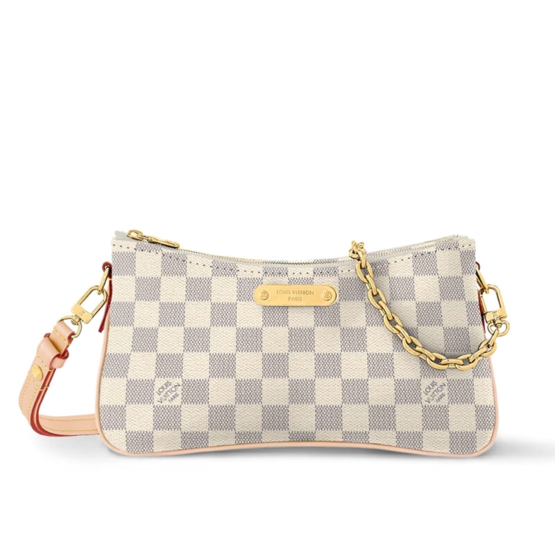LOUIS VUITTON POCHETTE LIV DAMIER AZUR 24CM N00228