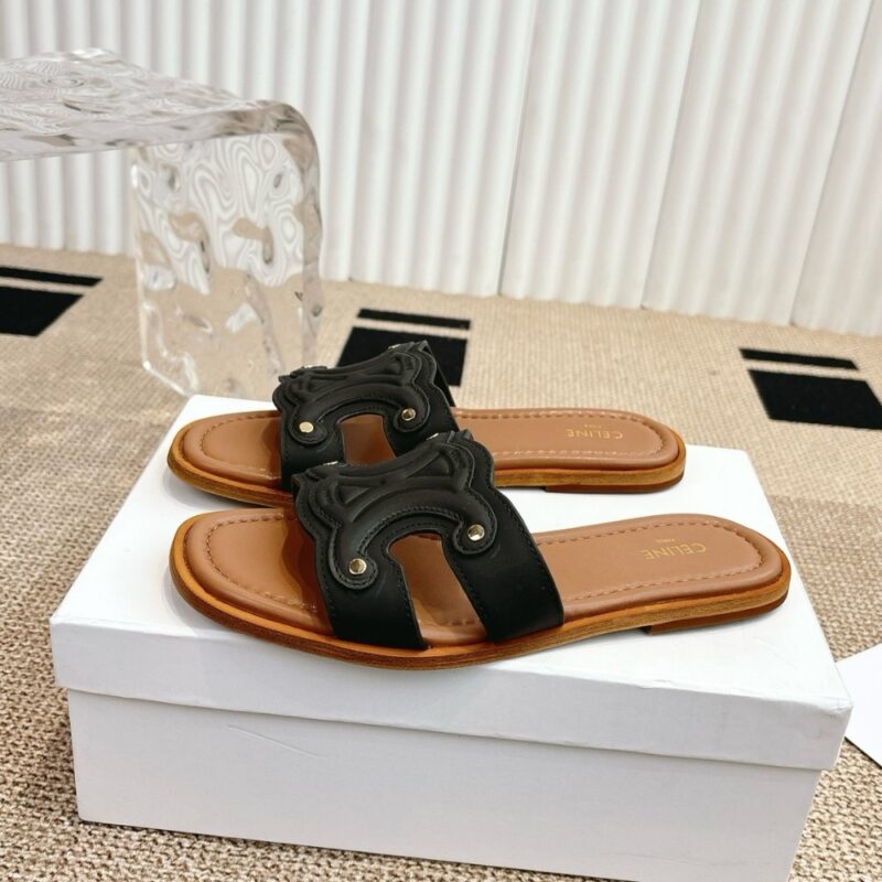 Alternative view of CELINE MARINA MULE BLACK 352413767C 38NO