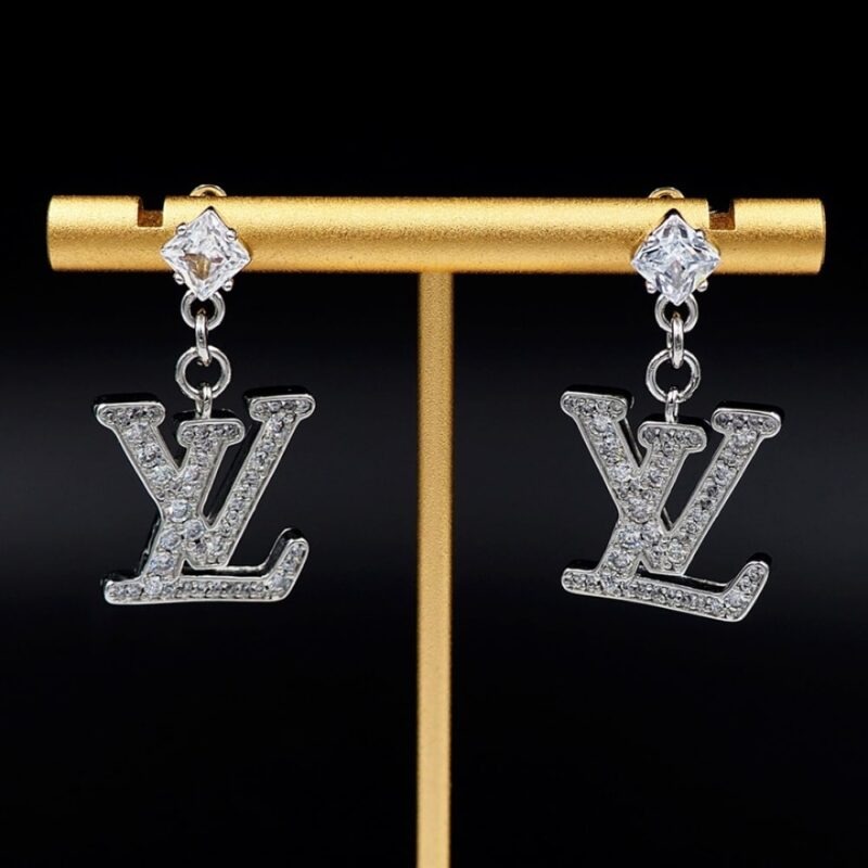 Alternative view of LOUIS VUITTON LADY LV OHRRINGE PALLADIUM M02513