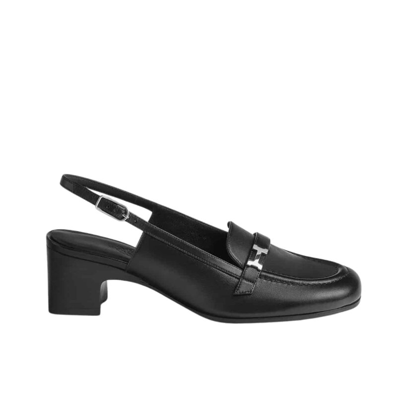 HERMES INFINIE 50 PUMP BLACK