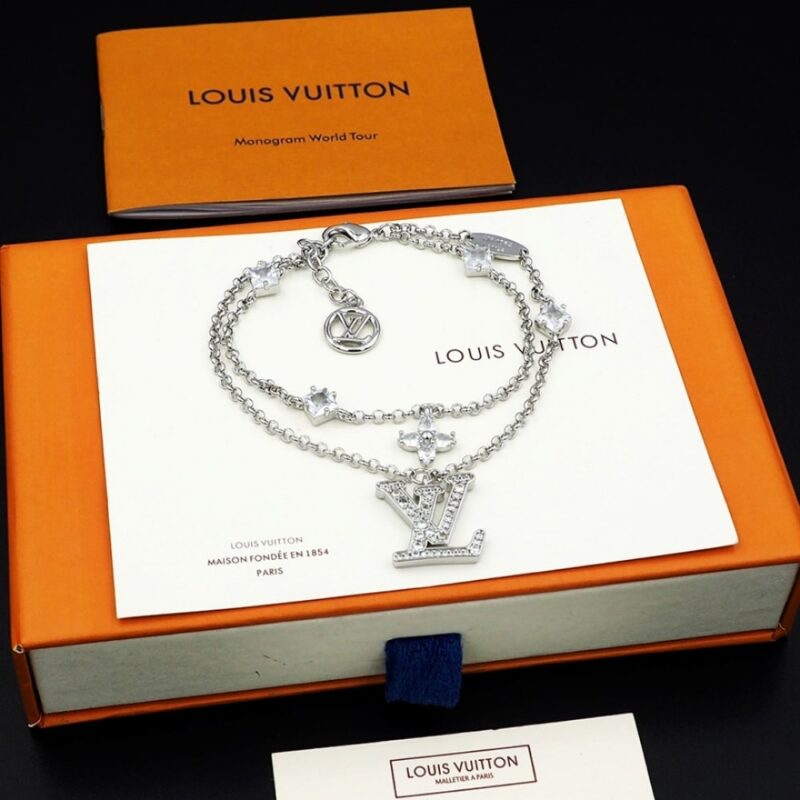 Alternative view of LOUIS VUITTON LADY LV BRACELET PALLADIUM M1378A