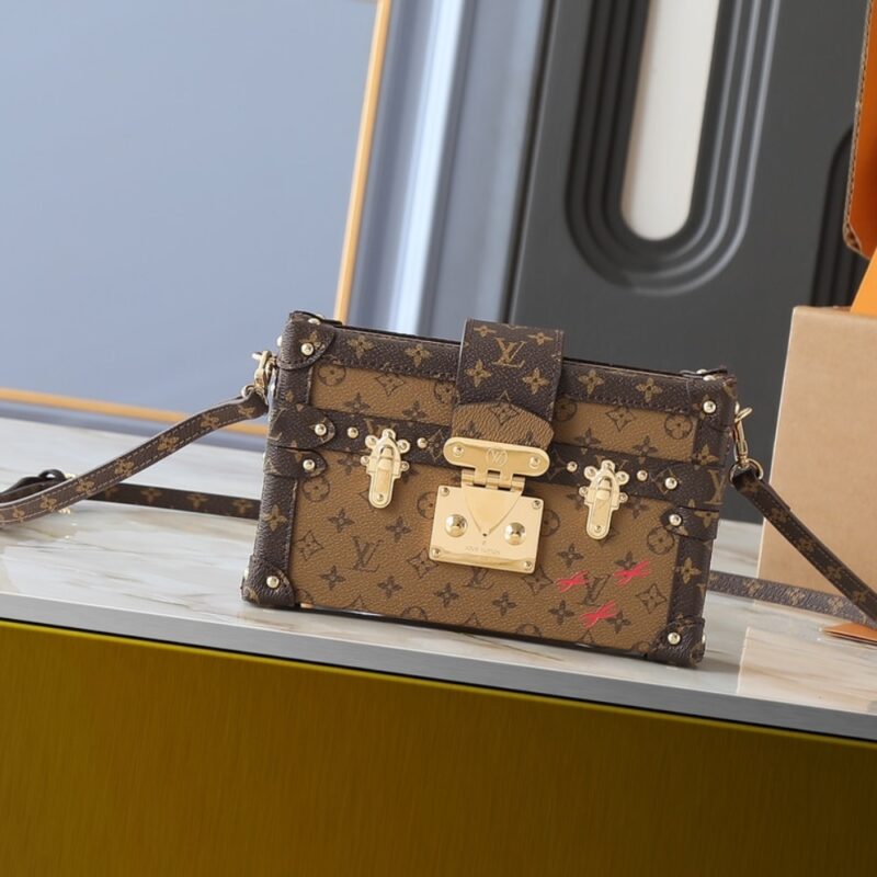 Alternative view of LOUIS VUITTON PETITE MALLE MONOGRAM REVERSE BROWN 20CM M45960