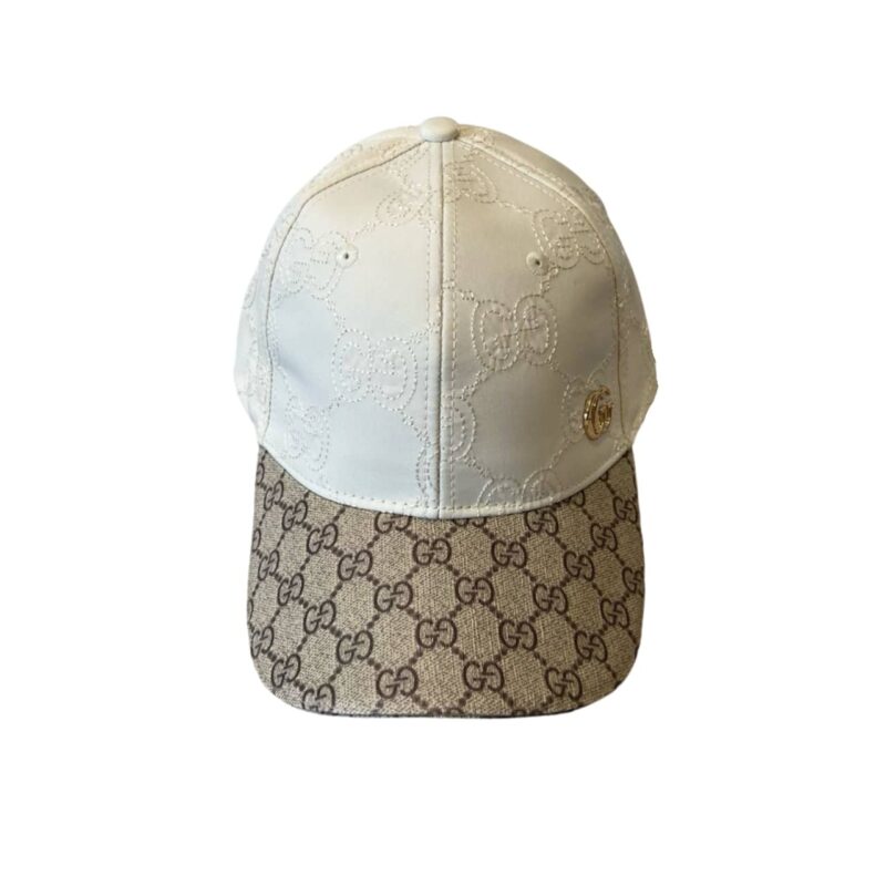 GUCCI GG CANVAS BASEBALL HAT BEIGE
