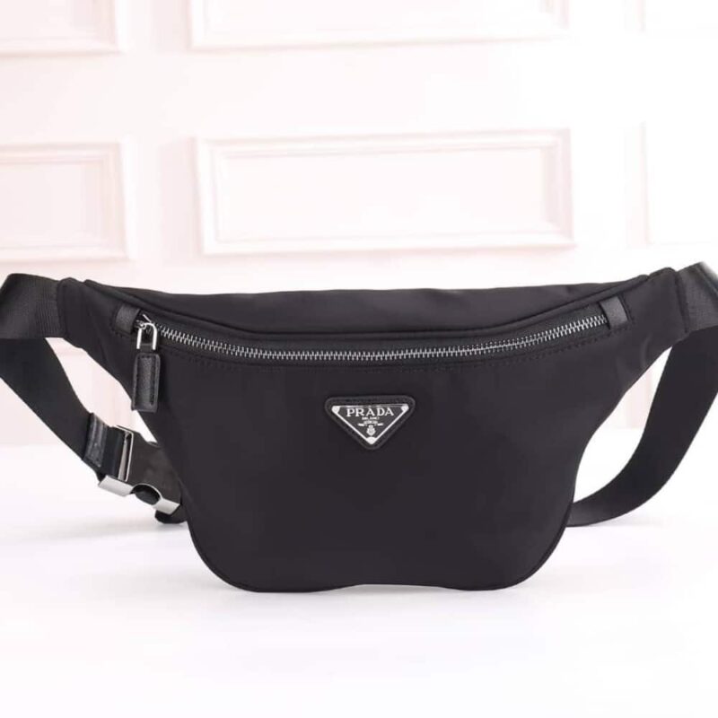 Alternative view of PRADA NYLON BELT BAG BLACK 30CM