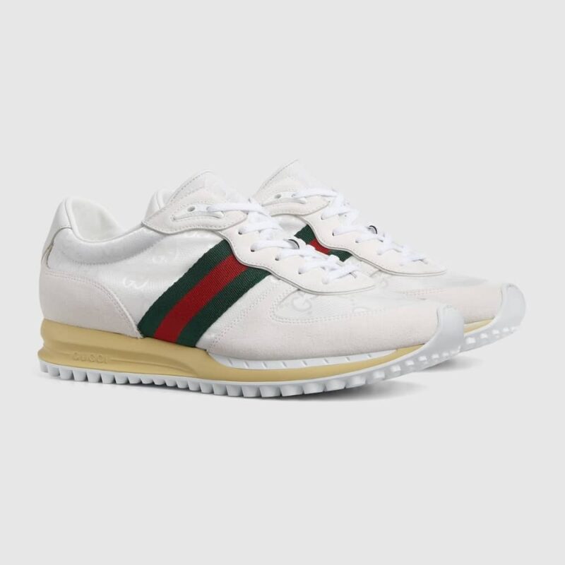Alternative view of GUCCI MEN'S RE MOTION SNEAKER WHITE ORIGINAL GG CANVAS 832461 AAEW3 9045