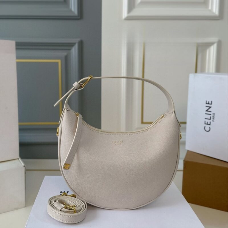 Alternative view of CELINE TEEN LULU IN GRAINED WHITE 23CM 120723ENY 01RC