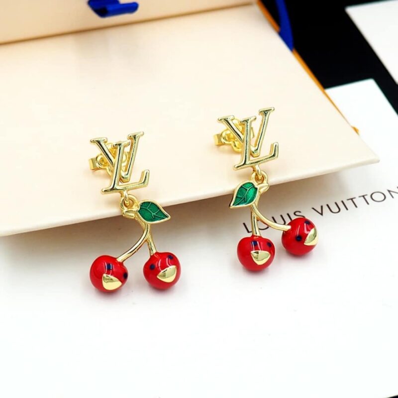 Alternative view of LOUIS VUITTON X MURAKAMI CERISE EARRINGS M02808