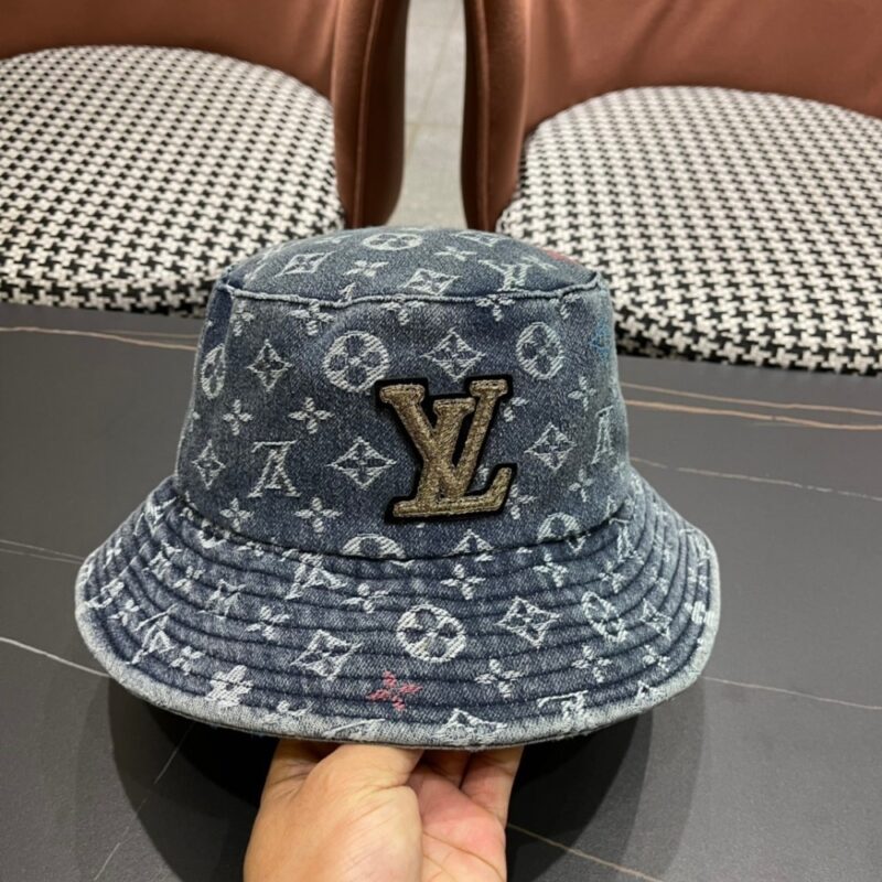 Alternative view of LOUIS VUITTON MONOGRAM BUCKET LV LOGO DENIM BLUE
