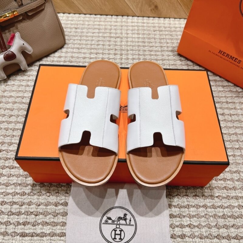 Alternative view of HERMES IZMIR SANDAL WHITE H222848ZH33455