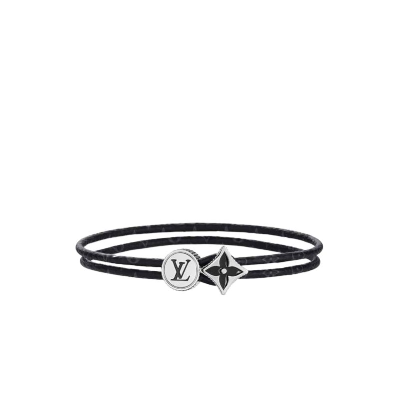 LOUIS VUITTON CATCH IT BRACELET BLACK M8111E