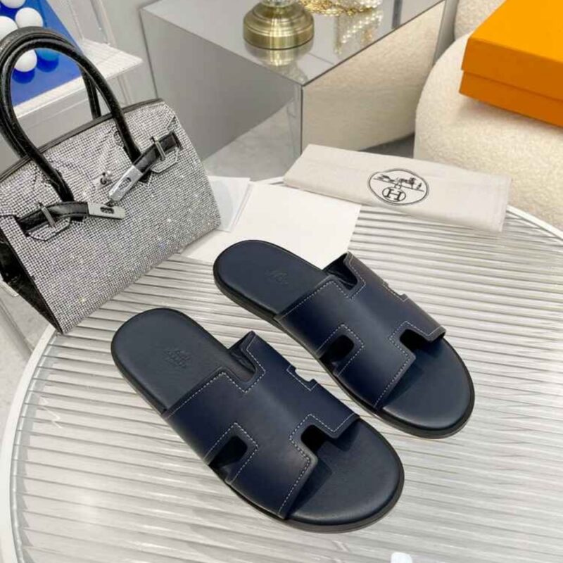 Alternative view of HERMES IZMIR SANDAL BLUE