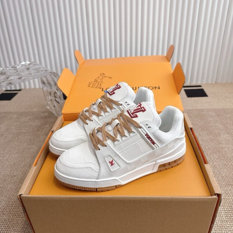 Alternative view of LOUIS VUITTON LV TRAINER SNEAKER WHITE 1AHTSJ
