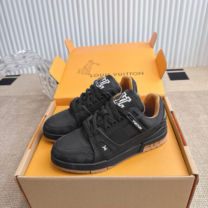 Alternative view of LOUIS VUITTON LV TRAINER SNEAKER BLACK 1AHTT2