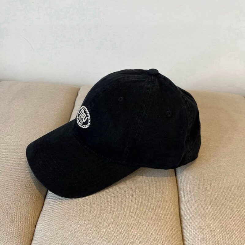 Alternative view of MIUMIU BASEBALL CAP BASIC BLACK