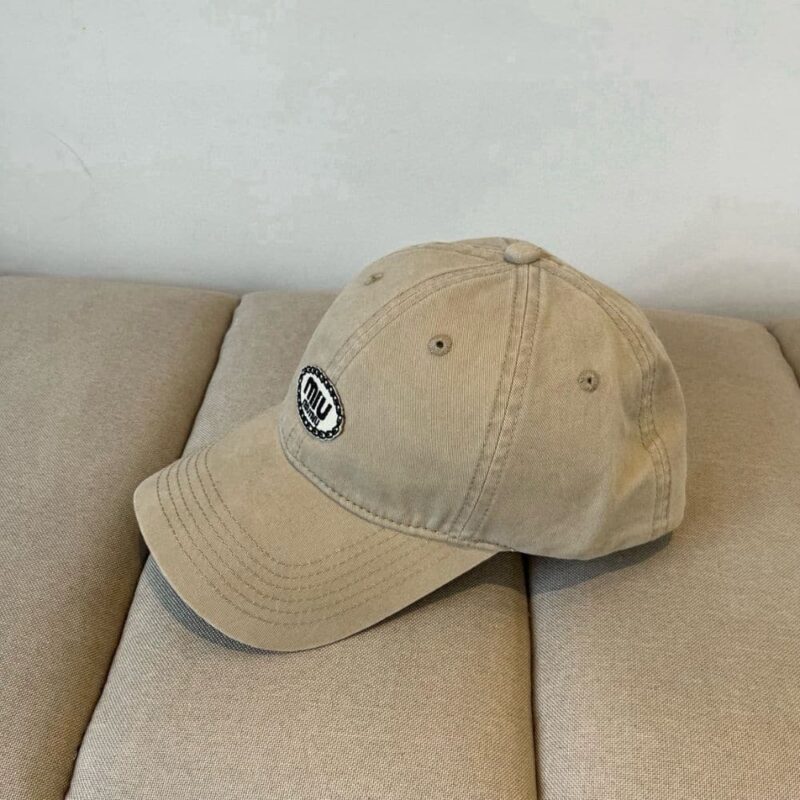 Alternative view of MIUMIU BASEBALL CAP BASIC BEIGE