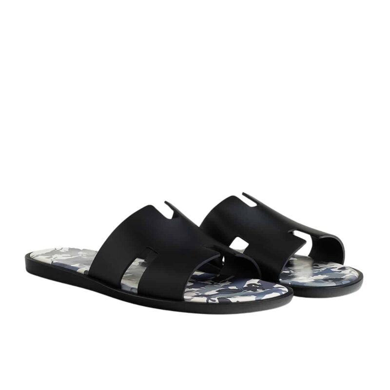 HERMES IZMIR SANDAL NOIR H242878ZH01410
