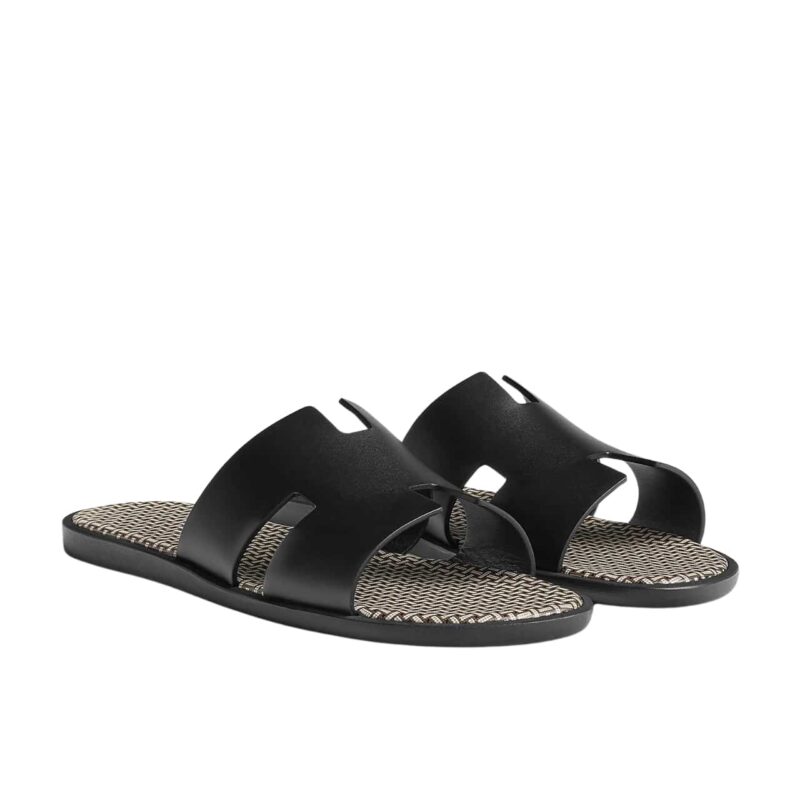 HERMES IZMIR SANDAL NOIR H241869ZH02405