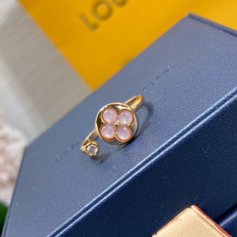 Alternative view of LOUIS VUITTON COLOR BLOSSOM MINI SUN RING PINK GOLD Q0S21A
